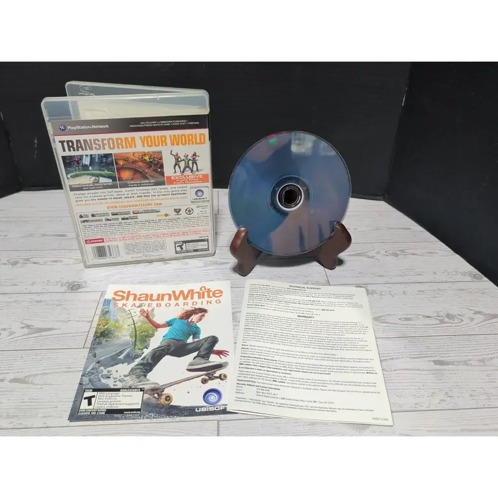 Shaun White Skateboarding (Sony PlayStation 3, 2010) CIB Best Buy Edition